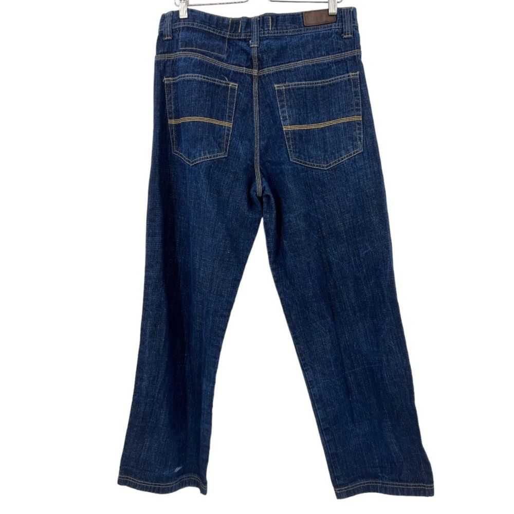 Mens Baggy Jeans Size 36 x 32 Rich Kids Dark Wash
